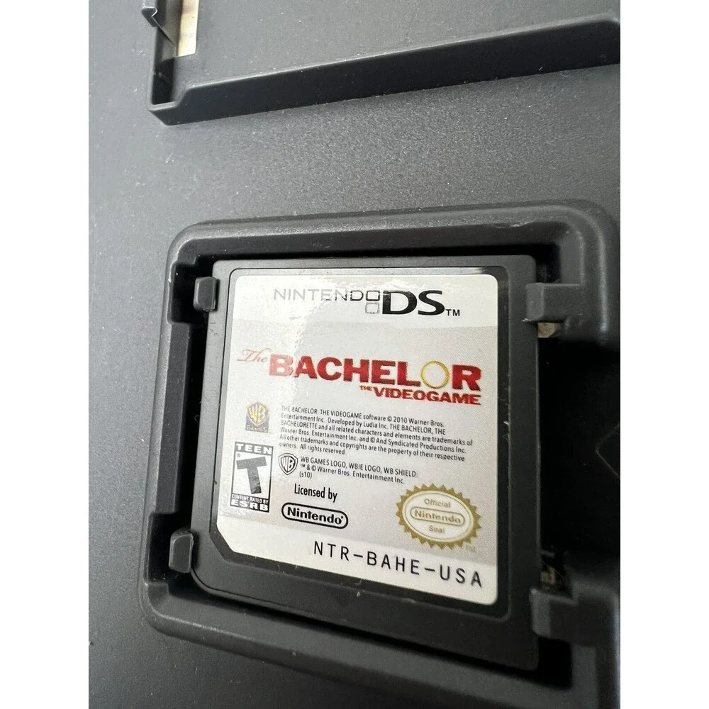 Bachelor: The Videogame (Nintendo DS, 2010) Cartridge & Case & Instructions